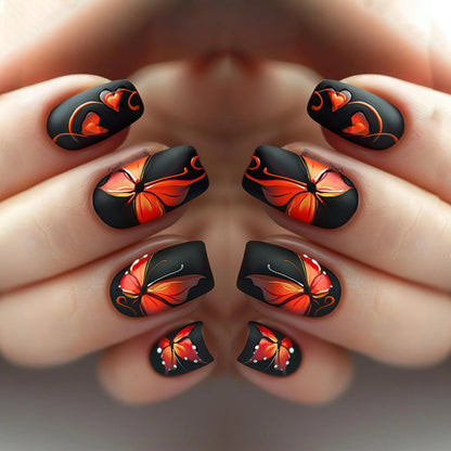 96Pcs French Wave Nail Set
