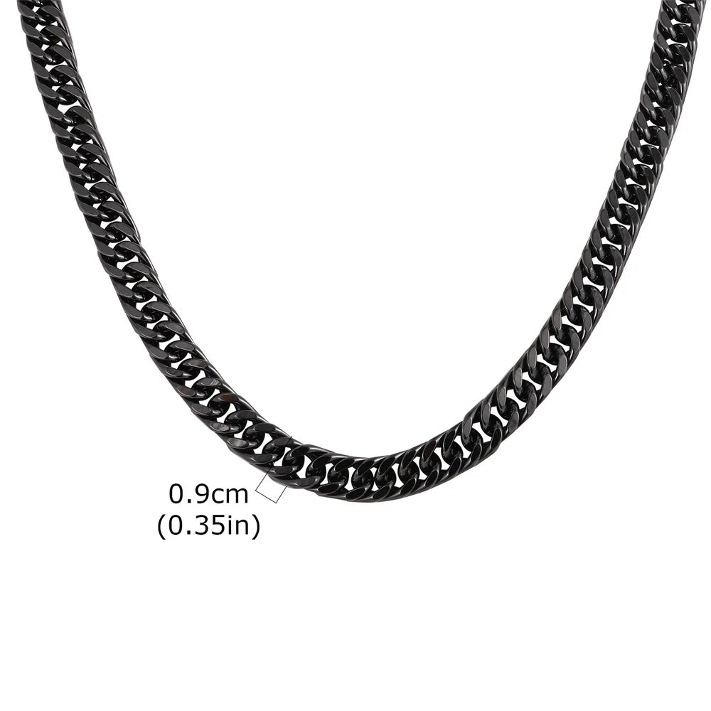 High Stainless Round Cuban Chain Daily