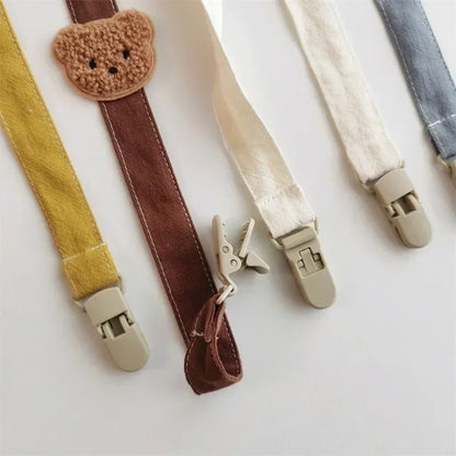 Baby Cute Bear Pacifier Clip