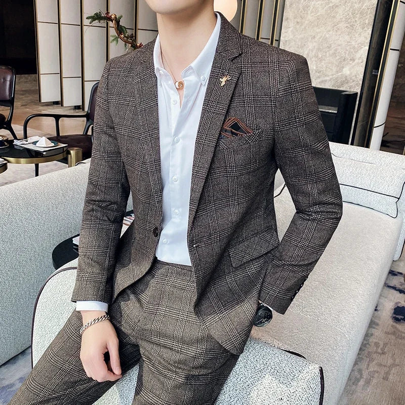 Hemp Blazer Pants Hosts Suit