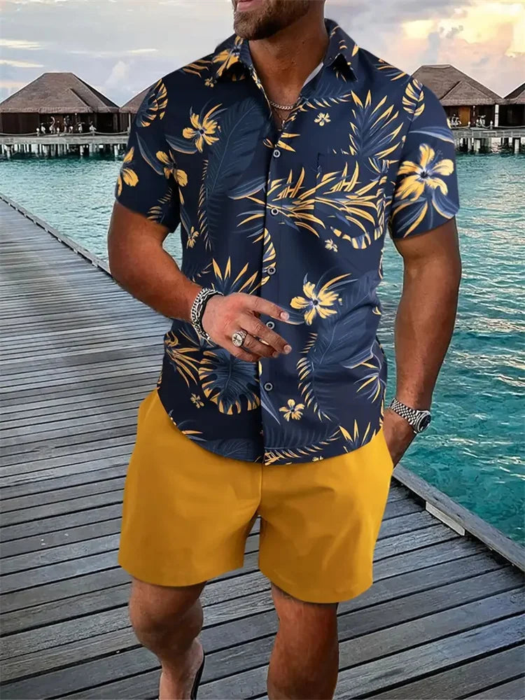3D Print Hawaiian Shirt Set