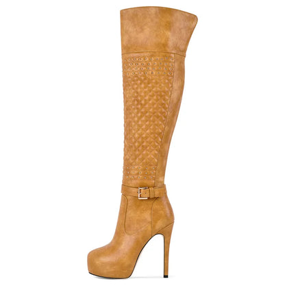 Chain Knee Boots