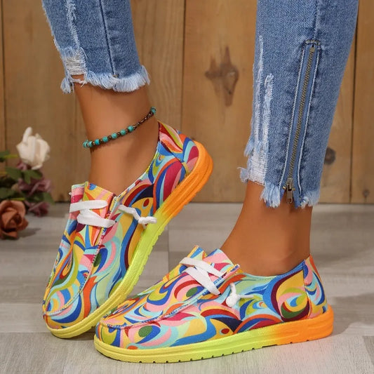 Rainbow Canvas Sneakers