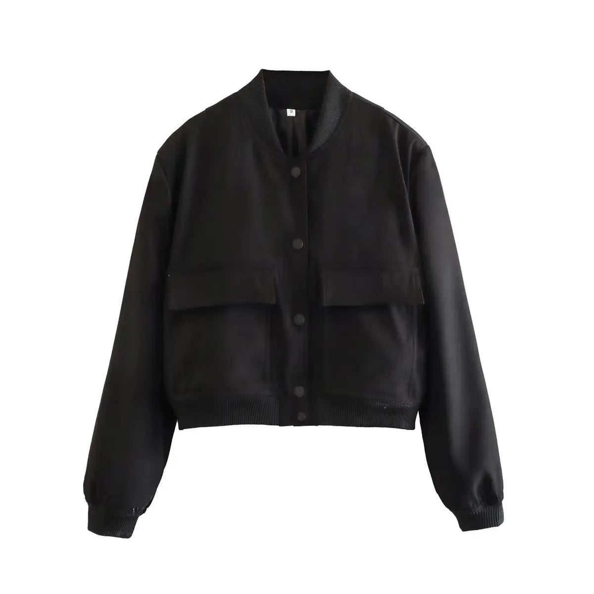 V-Neck Bomber Jacket