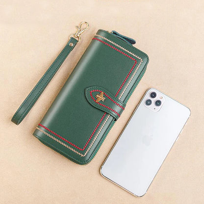RFID Leather Clutch