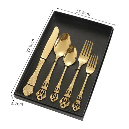 Luxury Gold Cutlery Set