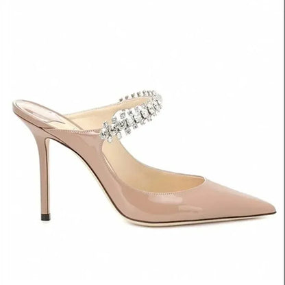 Pointed Toe Mule Heels