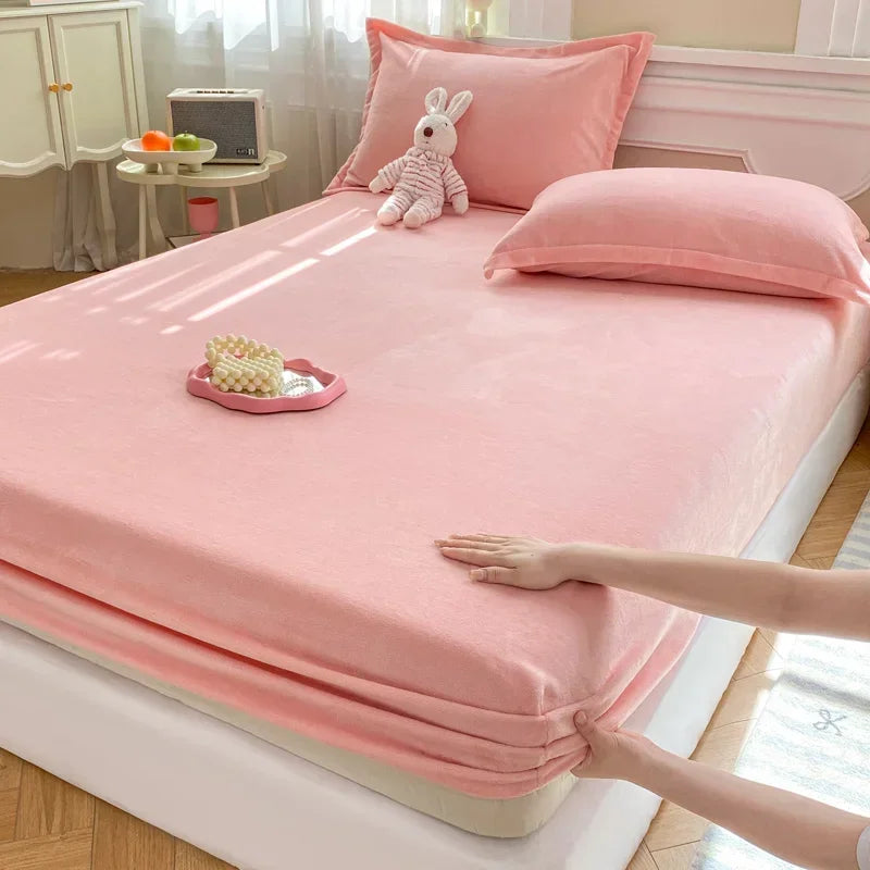 Flannel Fitted Bed Sheet