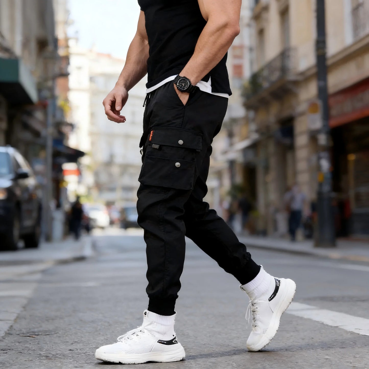 Multi Pocket Cargo Loose Casual Trouser