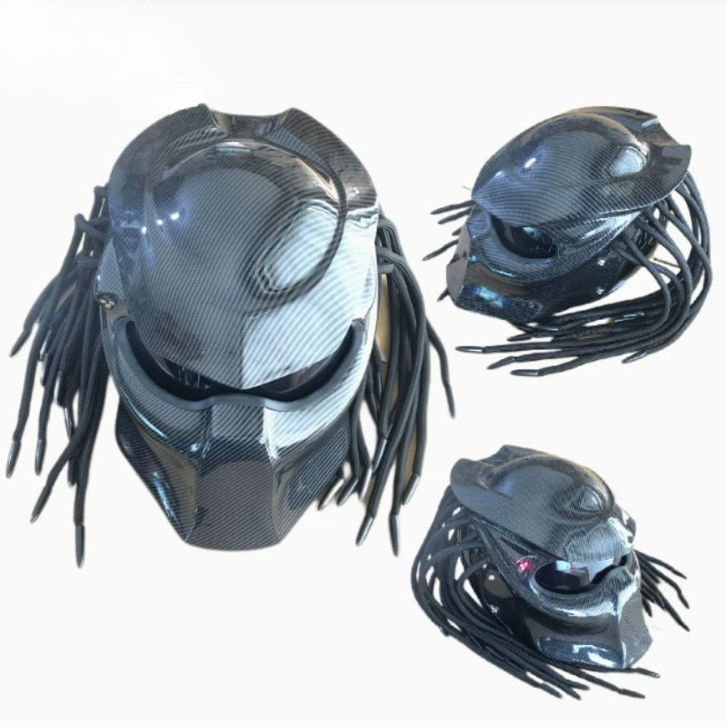 Carbon-Look Off-Road Full-Face Helmet