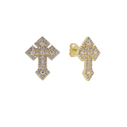 Cross Stud Earrings