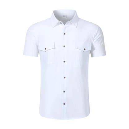 Linen Short Sleeve Summer Shirt