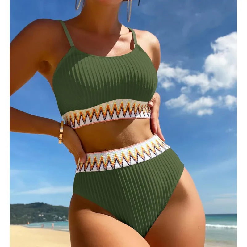 Embroidered Bikini Set