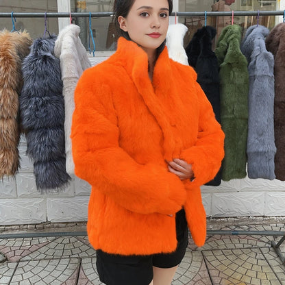 Rabbit Fur Bolero Jacket