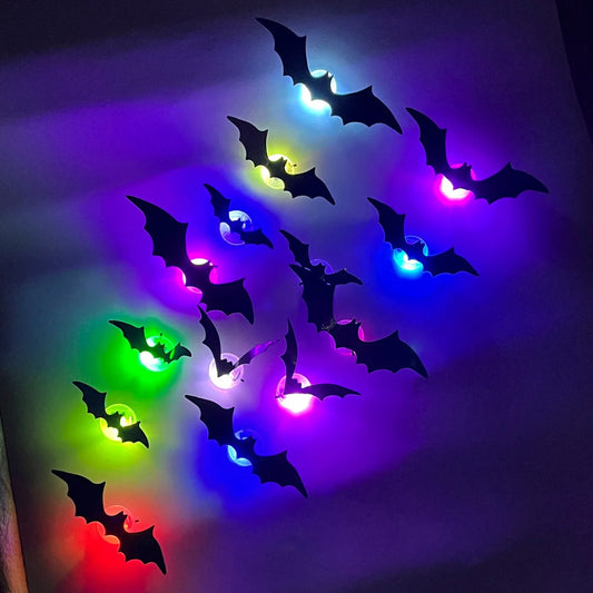 Glowing Bat Wall Decals