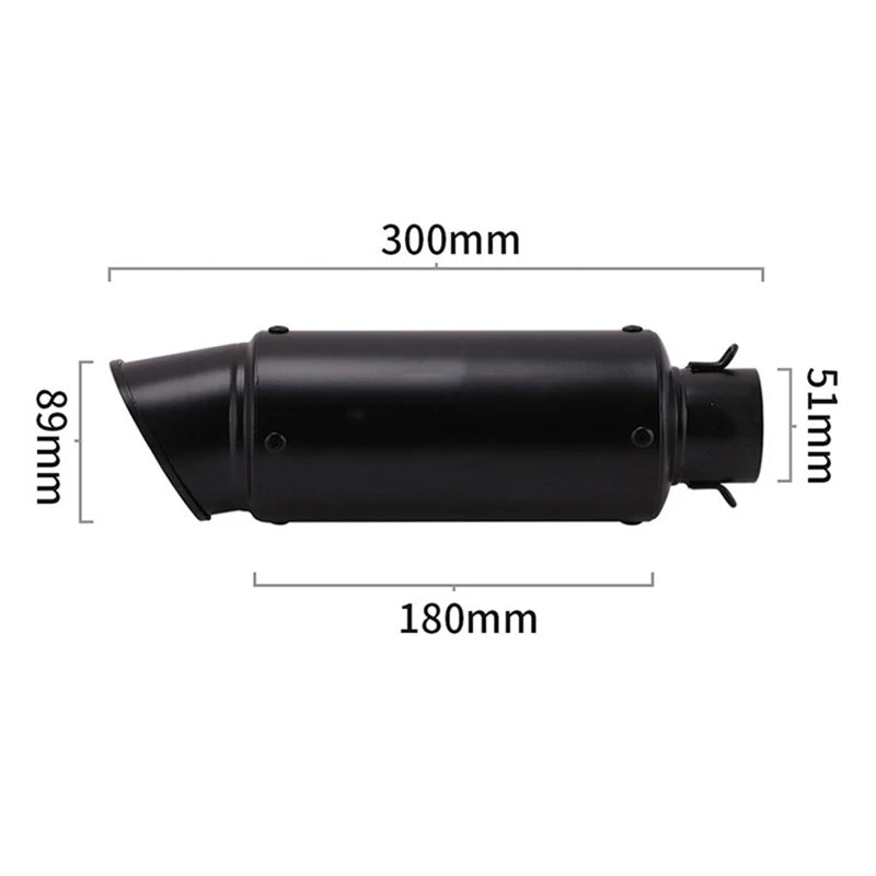 Universal 51/60mm Carbon Fiber Exhaust Muffler DB Killer