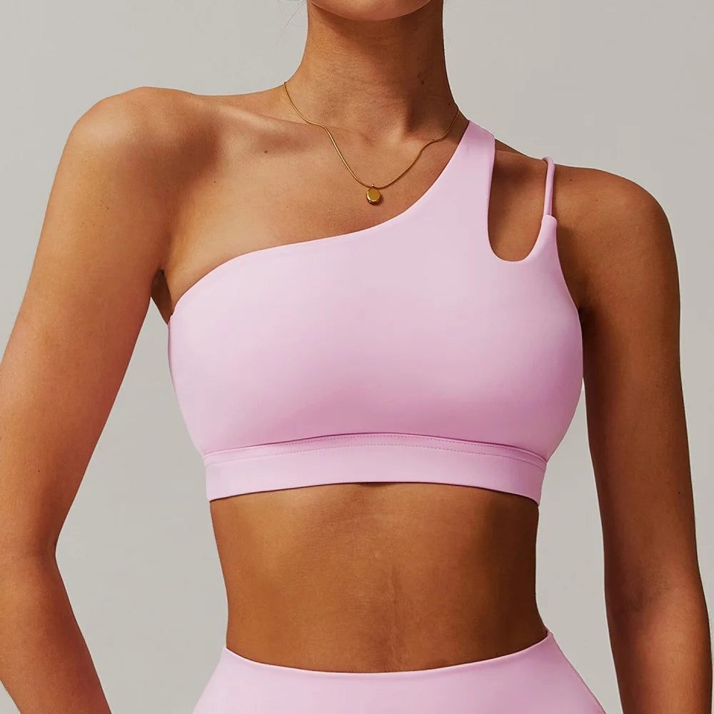 Cloud Hide One-Shoulder Bra