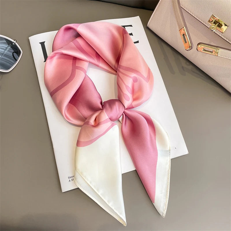 Scarf 70 70Cm Silk Square