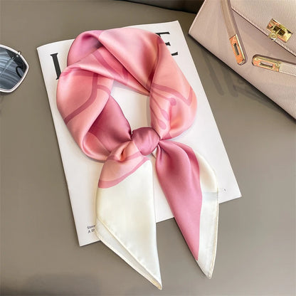 Scarf 70 70Cm Silk Square