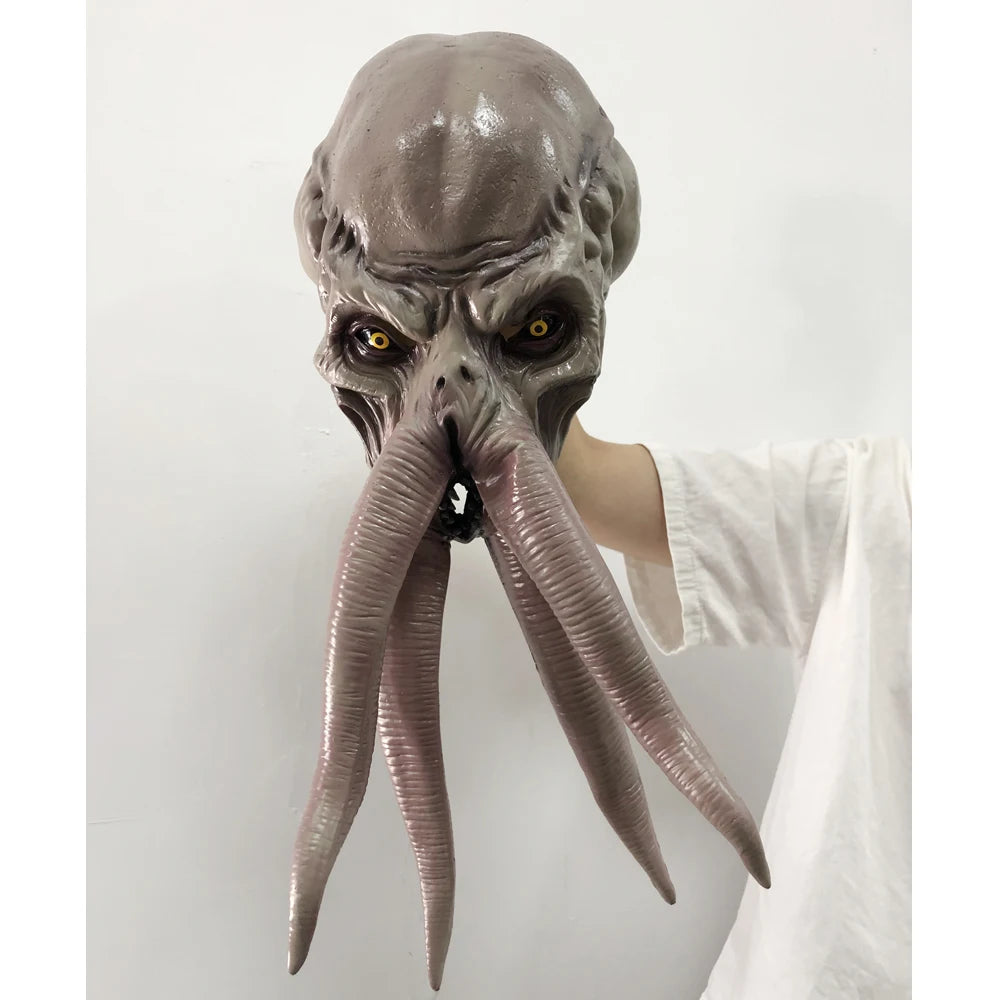Mind Flayer Latex Cosplay Mask