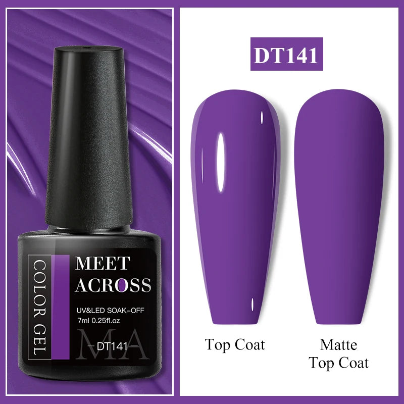 MEET ACROSS Matte Gel Polish