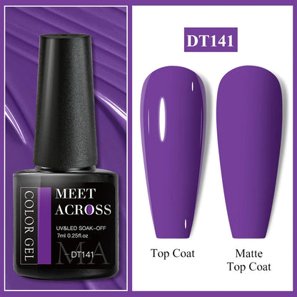 MEET ACROSS Matte Gel Polish