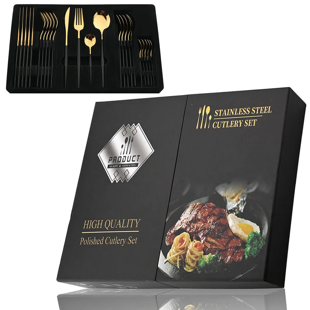 Metal Western Solid Cutlery Set