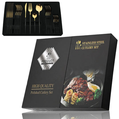 Metal Western Solid Cutlery Set