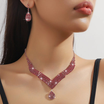 Rhinestone Jewelry Set
