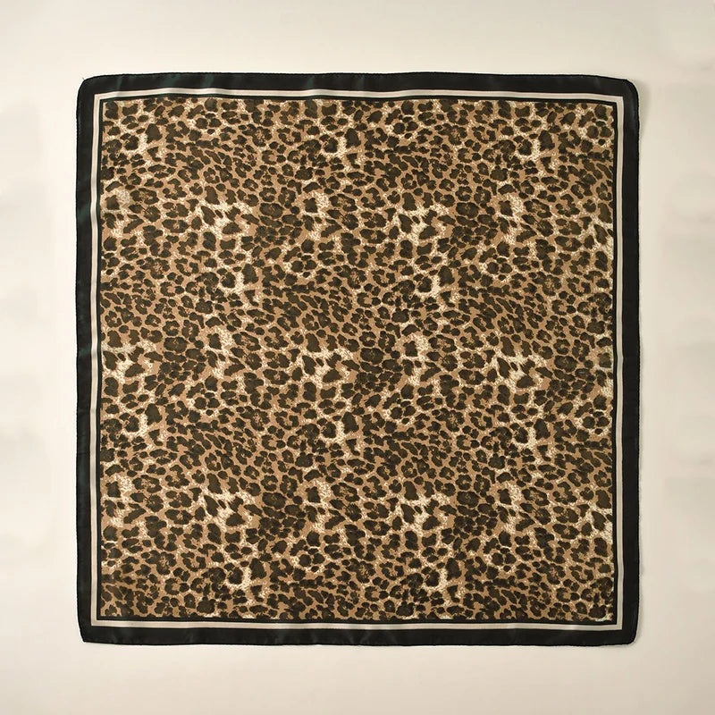 68cm Leopard Printed Square