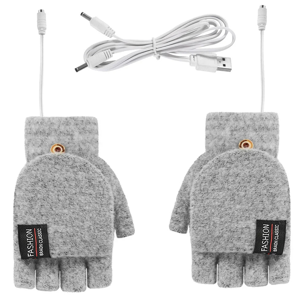 USB Rechargeable Electric Heating Gloves