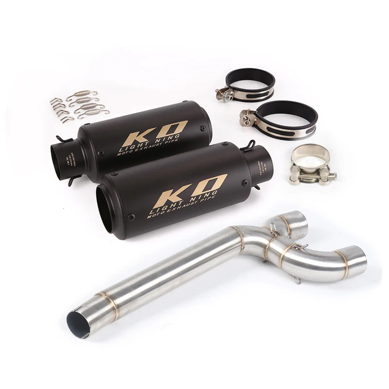 Yamaha FZ6/FZ6N/FZ6S Exhaust Mid-Pipe Pair with DB Killer