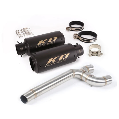 Yamaha FZ6/FZ6N/FZ6S Exhaust Mid-Pipe Pair with DB Killer