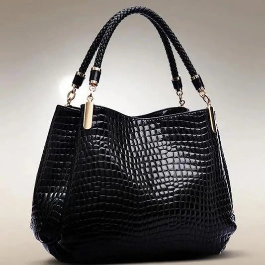 Crocodile Print Tote Bag