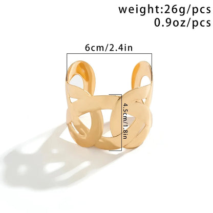 Vintage Geometric Cuff Bracelet