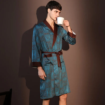 Satin Kimono Sleepwear Robe