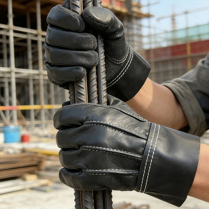 Full Grain Leather Work Gloves