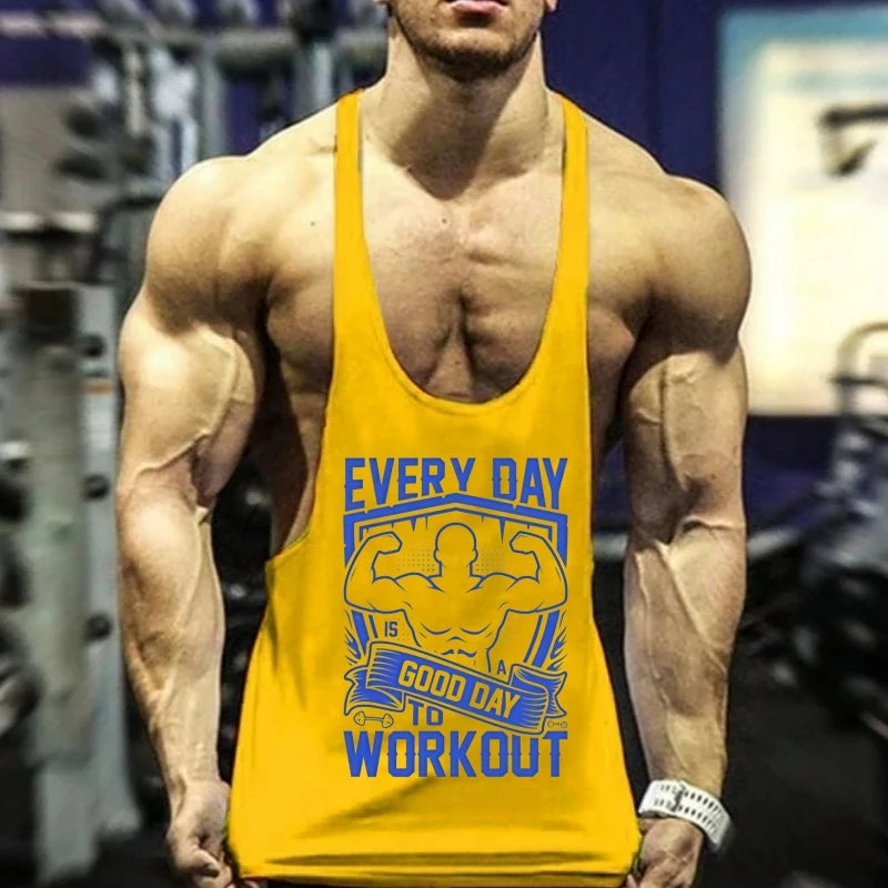 Gym-Goal Gym Stringer Vest Fitness