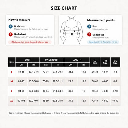 Hearuisavy Cross-Back Push-Up Bra