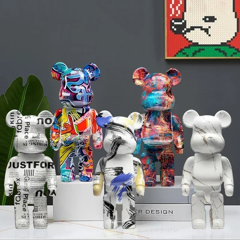 Graffiti Bear Statue
