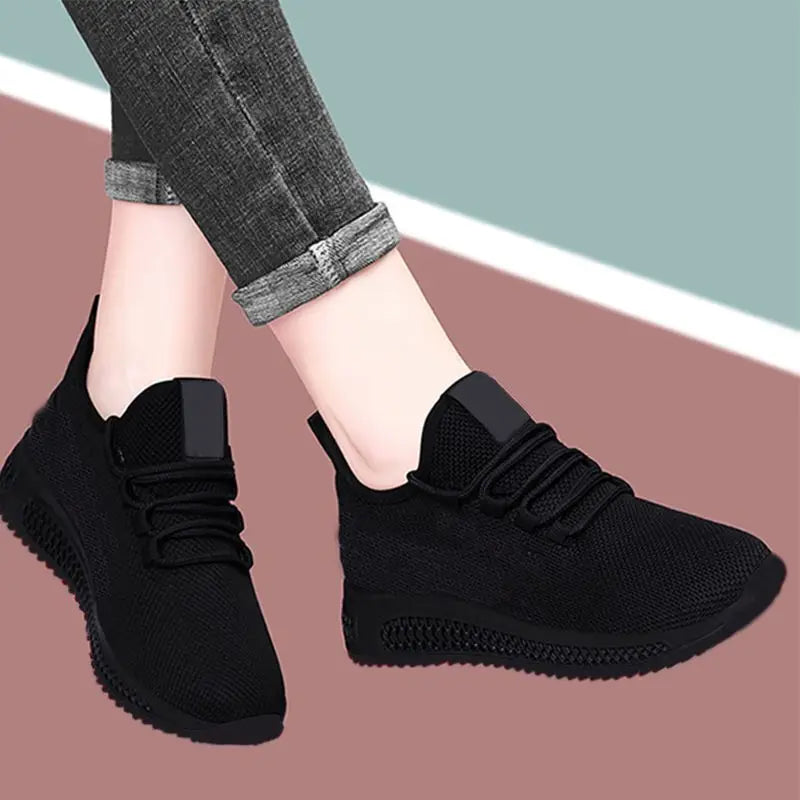 Breathable Platform Running Shoes