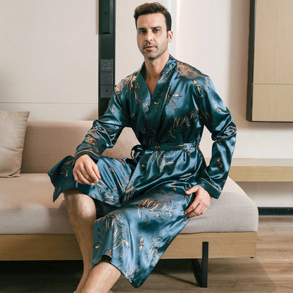 Oversized Silk Pajamas KJ7006