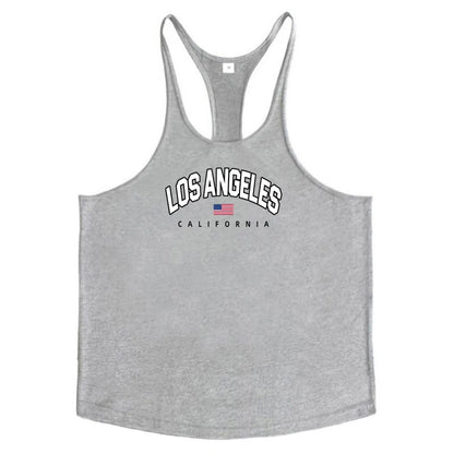 Y-Back Gym Tank Top Cotton