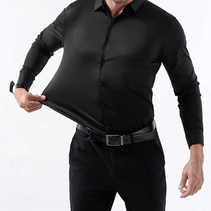 Elegant Square Collar Dress Shirt