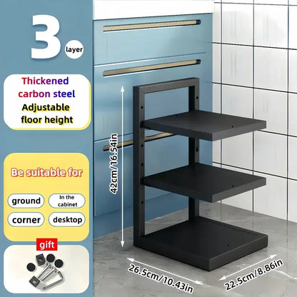Steel Reusable Organzier Kitchen Adjustable