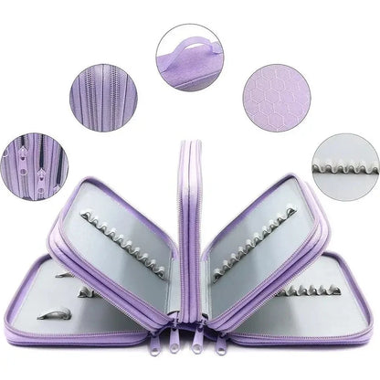 72-Slot Pencil Organizer Bag