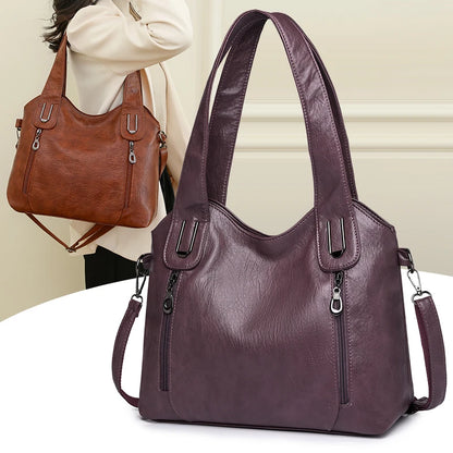 Retro Leather Shoulder Bag