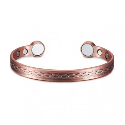 Retro Punk Koi Fish Engraved Bracelet