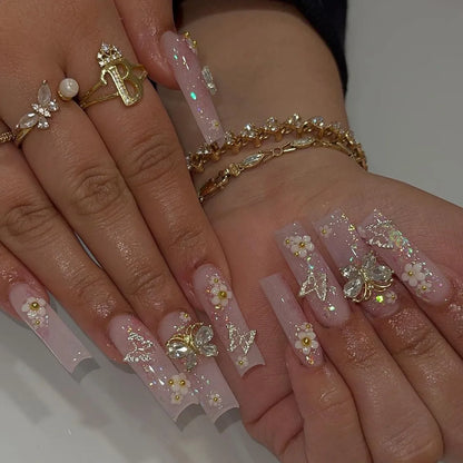 Leopard Cherry Press-On Nails