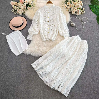 Autumn Crochet Lace Set